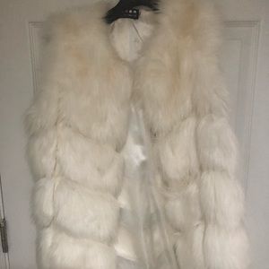 Faux fur vest
